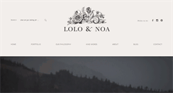 Desktop Screenshot of loloandnoa.com
